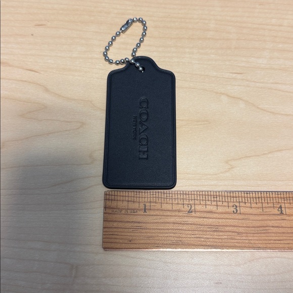 Coach Rexy Dino Black with Silver Hangtag Bag Charm - Picture 2 of 4